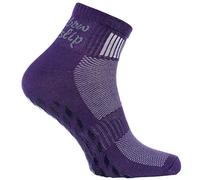 Rainbow Socks - Hombre Mujer Deporte Calcetines Antideslizantes ABS de Algodón - 1 Par - Violeta - Talla 42-43