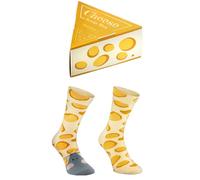 Rainbow Socks - Hombre Mujer Divertidos Calcetines Algodon Raton Queso Regalo 1 Par - Ratón y Queso - Talla 36-40