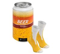 Rainbow Socks - Hombre Mujer Divertidos Calcetines de Lata de Cerveza - 1 Par - Talla 41-46