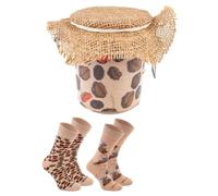 Rainbow Socks - Mujer Hombre Cafe en Tarro Calcetines Fantasia - 2 Pares