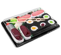 Rainbow Socks - Mujer Hombre Calcetines Sushi Salmón Atún 3x Maki - 5 Pares - Tamaño 36-40