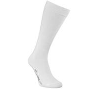 Rainbow Socks - Niño Niña Calcetines Largos Hasta la Rodilla - 1 Par - Blanco - Talla 30-35