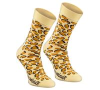 Rainbow Socks - Unisex Mujer Hombre - Calcetines Con Patrones Del Animales - De Calcetines Para Mujer Y Hombre - Safari Y Jungla - 1 Par - LEOPARDO - 36-40