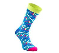 Rainbow Socks - Unisex Mujer Hombre - Un Par de Calcetines con Patrones Geométricos - Calcetines de Colores en Formas Geométricas - 1 Par - GEOMETRIC4-41-46