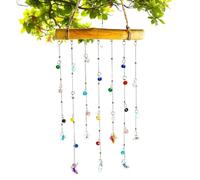 Rainbow Sun Catcher, Stained Glass Decorative Light Catcher, Creative Window Ornament, Stylish Hanging Display Piece, Perfect for Home Interior Outdoor Garden Patio Balcony Tree Door