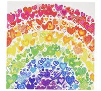 Rainbow - Tarjeta de cumpleaños hecha de materiales reciclados, tarjetas de felicitación para amigos, familia, seres queridos, fabricada por artistas independientes del Reino Unido, embalaje compostable