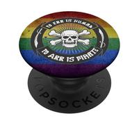 Rainbow To ERR es humano para ARR es pirata PopSockets PopGrip Adhesivo