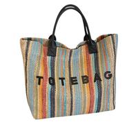 Rainbow Tote Bag Striped Canvas Women’s Handbag Shoulder Bag Portable Travel Shoulder Bags Colorful Stripes Casual Pouch Handbag for Travel Shopping Work Daily Use