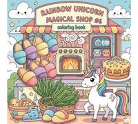 Rainbow Unicorn Magical Shop #6: coloring book