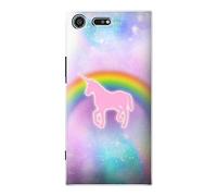 Rainbow Unicorn Pastel Sky Funda Carcasa Case para Sony Xperia XZ Premium