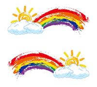 Rainbow Vehicle Stickers - Decorative Car Window Decals, Multifunctional Motorcycle Graphics, material adhesivo resistente al agua | Auto Body Bumper Mirror Ornament, diseño de color resistente a la