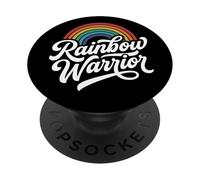 Rainbow Warrior - Declaración de Igualdad del Orgullo Gay PopSockets PopGrip Adhesivo
