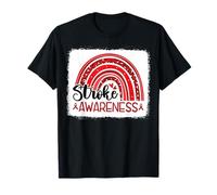 Rainbow We Wear-Red, mes de concientización sobre el ictus Camiseta