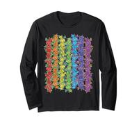 Rainbow Wildflower LGBT Bandera Gay Mes del Orgullo LGBTQ Manga Larga