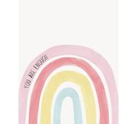 Rainbow You Are Enough Notebook Journal | College Ruled | 120 Pages | 7.5 x 9.25