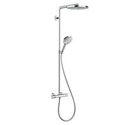 Raindance Select S Sistema de ducha (Con grifo termostático, Distancia entre orificios: 93,5 cm, Número de tipos de chorro: 3 ud., Cromo)