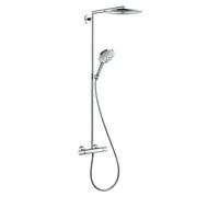 Raindance Select Sistema de ducha (Con grifería termostática, Distancia entre orificios: 108,3 cm, Número de tipos de chorro: 3 ud., Cromo)