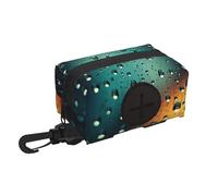 Raindrops in the sky - Bolsa de almacenamiento para bolsas de excrementos de perro, dispensador de bolsas de basura para mascotas, accesorios para pasear mascotas para viajes y camping,