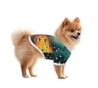 Raindrops in the Sky - Camiseta de malla para perro, ligera y transpirable, de secado rápido, elástica, para perros pequeños