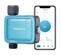 rainfactory Ordenador de riego WiFi con control de aplicación, compatible con WiFi con puerta de enlace, temporizador de riego para jardín, riego de vacaciones, 3 ciclos/día, hasta 35 l/min, conexión
