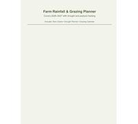 Rainfall Charts for 2026 & 2027: Farm Weather Logbook + Bonus Drought Planner & Grazing Calendar