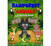 Rainforest Animals Coloring Book