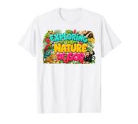 Rainforest Falls Exploring The Nature of God Kids VBS 2026 Camiseta gráfica económica, Hombre, Blanco, S