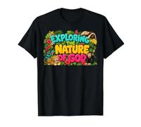 Rainforest Falls Exploring The Nature of God Kids VBS 2026 Camiseta gráfica económica, Hombre, Negro, S