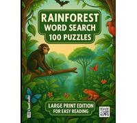 Rainforest Word Search: Large Print Puzzle Book for Adults | Jungle Animals, Plants, and Rainforest Adventure Vocabulary