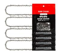 RAINHOL Cadena de motosierra de 16 pulgadas, 56 eslabones de transmisión, paso LP de 3/8 pulgadas, calibre de 0.50 pulgadas, se adapta a Husqvarna, Echo, Poulan, Greenworks y más (paquete de 4)