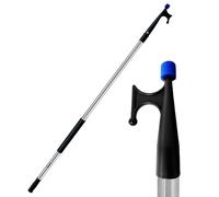 Rainier Supply Co Poste telescópico de gancho para barco para atraque y amarre. Ajustable de 55-98 pulgadas / 4-8 pies, poste flotante y ligero extensible con punta de nailon y extremo roscado