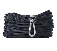 RainierSupplyCo Boat Anchor Rope - Double Braided Marine Rope Anchor Line - 50ft Nylon Boating Line with 316 Stainless Steel Thimble and Heavy Duty Marine Grade