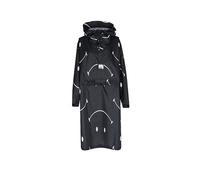 RAINKISS Chubasquero - Poncho de lluvia CLASSIC SMILE negro