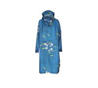 RAINKISS Chubasquero - Poncho de lluvia Japanese Blossom azul