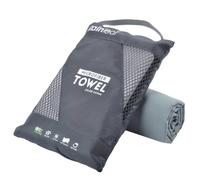 Rainleaf Toalla de Microfibra Viajes, Deportes y Playa. Secado rápido, súper Absorbente, ultracompacta. Adecuada para Camping, mochileros, Gimnasio, Playa, natación, Yoga, Gris, 50 x 101