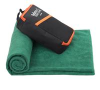 Rainleaf Toalla de Viaje de Microfibra de Secado Rápido Toalla de Natación Ultra-Compacta, Súper Absorbente, Toallitas de Lavado para Baño, Ducha, Camping, Mochilero - Verde Oscuro 34"x60"