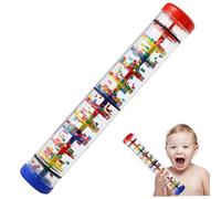 Rainmaker de 12 Pulgadas Funny Rain Stick Baby Toy Bajero Tubo Educativo Rain Rainmaker Toy Baby Plastic Music Sensory Auditoria Instrumento, Instrumentos Musicales