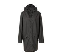 RAINS Abrigo de entretiempo negro, Talla XXL