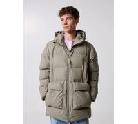RAINS Alta Long Puffer Cargo Jacket W3T4 S Verde