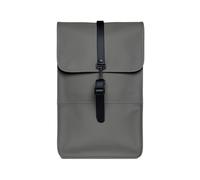 RAINS Backpack, Mochila impermeable para hombres y mujeres, bolsa para ordenador portátil, para trabajo o viajes, Gris, Regular, Moderno