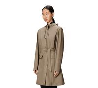 RAINS Cazadora impermeable con cintura ajustada CURVE. Color beige