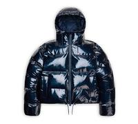 Rains - Chaqueta corta acolchada con capucha - Jackets - Mujer - Azul - M -