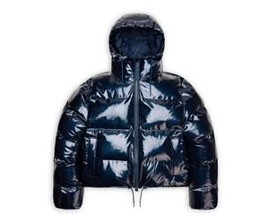 Rains - Chaqueta corta acolchada con capucha - Jackets - Mujer - Azul - M -
