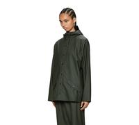 RAINS Chaqueta impermeable con capucha unisex JACKET. Color Caqui