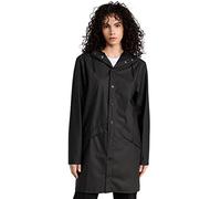 Rains Long Jacket W3 - Unisexe M M Negro