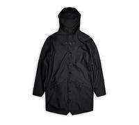 Rains - Chaquetas - Long Jacket W3 Black - Talla L - Negro Negro L