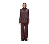 RAINS Chaqueta impermeable unisex con capucha, JACKET. Color Marrón