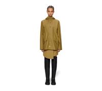 RAINS Chaqueta impermeable unisex con capucha, JACKET. Color Mostaza