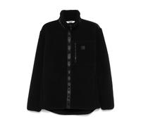 Rains - Chaqueta Negra de Textura Polar con Cremallera - Jackets - Hombre - Negro - S -