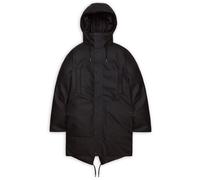 Rains Nome Long Parka W3T3 - Unisex M M Negro